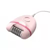 Philips Satinelle Essential BRE285/00 depiladora con cable, blanco/rosa