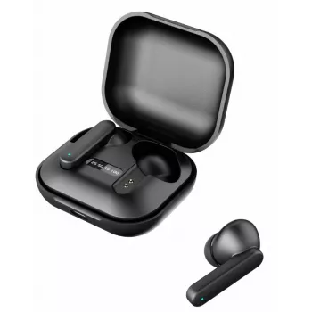 Auriculares Bluetooth IN-EAR/TWS negros FITEAR-X100B Gembird