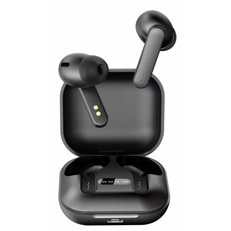 Auriculares Bluetooth IN-EAR/TWS negros FITEAR-X100B Gembird