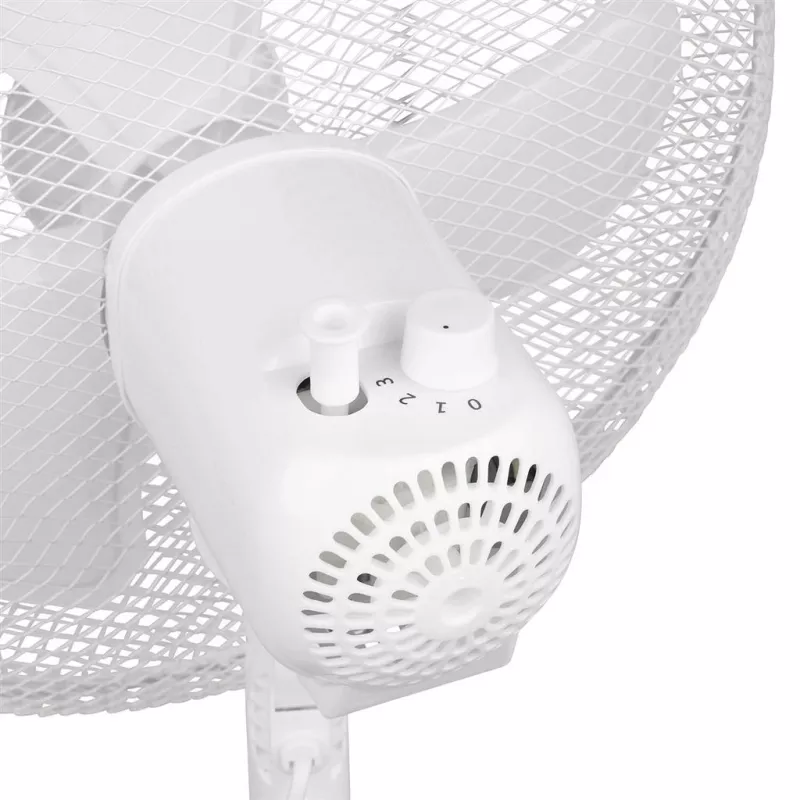 Tristar | VE-5755 | ventilador de pie | blanco | diámetro 40 cm | número de velocidades 3 | oscilación