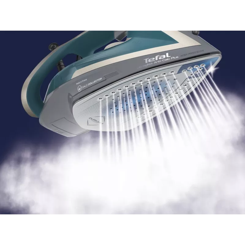 Plancha de vapor Tefal Ultragliss Anti-Calc Plus FV6842 — 2800 W, depósito de 0,27 L, golpe de vapor de 260 g/min, 1,295 kg