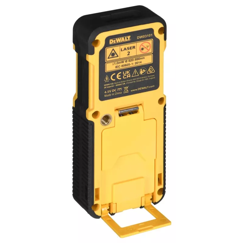 Medidor láser de distancias DeWALT DW03101 Negro, Amarillo 100 m