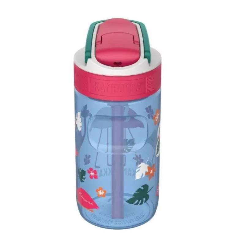 Botella de bebida infantil Kambukka Lagoon 400ml Blue Flamingo