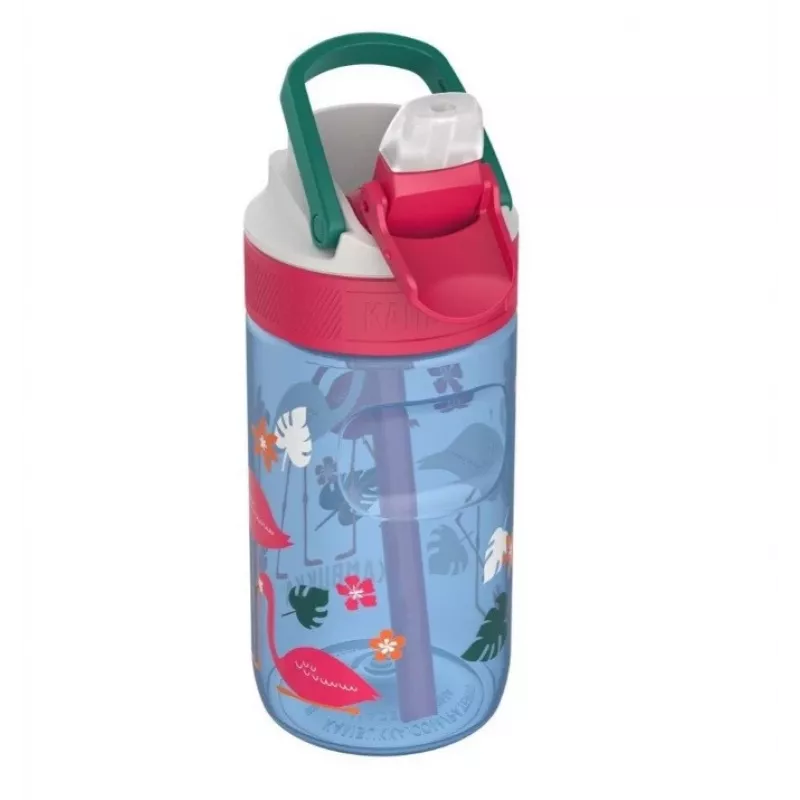 Botella de bebida infantil Kambukka Lagoon 400ml Blue Flamingo