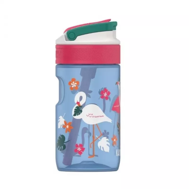 Botella de bebida infantil Kambukka Lagoon 400ml Blue Flamingo