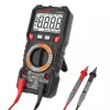 Multímetro digital con linterna Habotest HT118C, True RMS, NCV, comprobador de baterías