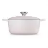 Le Creuset Signature Olla redonda de hierro fundido 24 cm shell pink