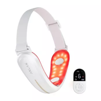 Dispositivo reafirmante facial ANLAN 01-AVLY41-02A fototerapia LED recargable