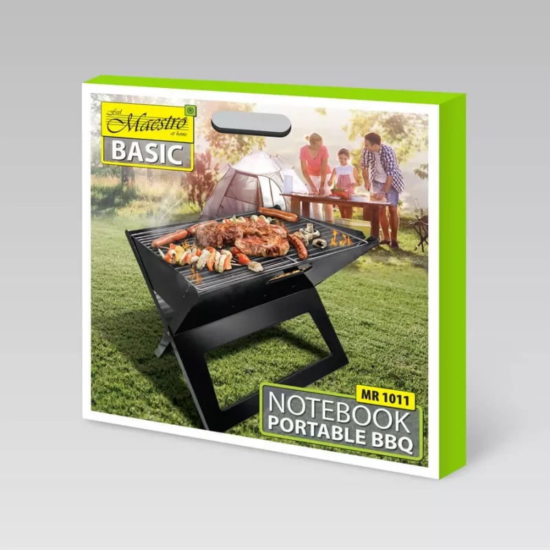 Maletín de barbacoa plegable 45x30x35 cm Maestro MR-1011