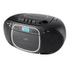 Reproductor de CD portátil JVC RC-E451B negro — CD/MP3, Bluetooth, FM 87,5–108 MHz, USB, AUX, 3,2 W RMS