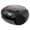 Reproductor de CD portátil JVC RC-E451B negro — CD/MP3, Bluetooth, FM 87,5–108 MHz, USB, AUX, 3,2 W RMS