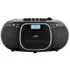 Reproductor de CD portátil JVC RC-E451B negro — CD/MP3, Bluetooth, FM 87,5–108 MHz, USB, AUX, 3,2 W RMS