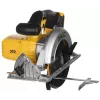 Sierra circular DeWALT DCS391NT negra, plateada, amarilla