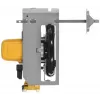 Sierra circular DeWALT DCS391NT negra, plateada, amarilla