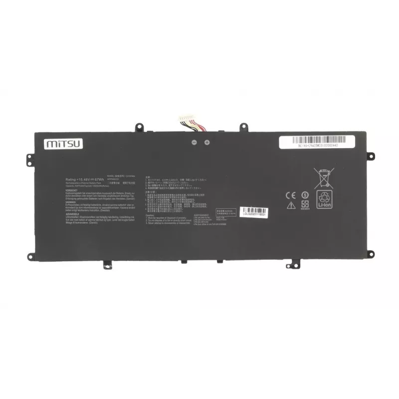 Batería MITSU C41N1904 para ASUS — 4347mAh 15,48V, modelo BC/AS-UX425