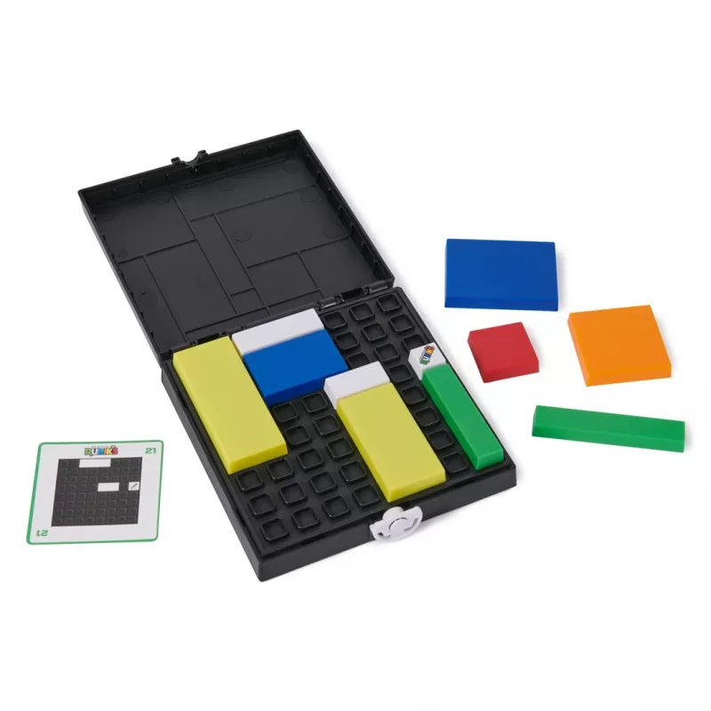 Juego Rubik’s Cube Gridlock, el juego de rompecabezas inspirado en el clásico juguete antiestrés de ingenio, para adultos y niños a partir de 7 años