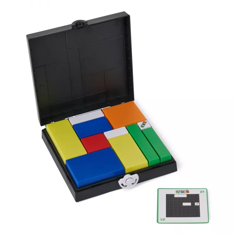 Juego Rubik’s Cube Gridlock, el juego de rompecabezas inspirado en el clásico juguete antiestrés de ingenio, para adultos y niños a partir de 7 años
