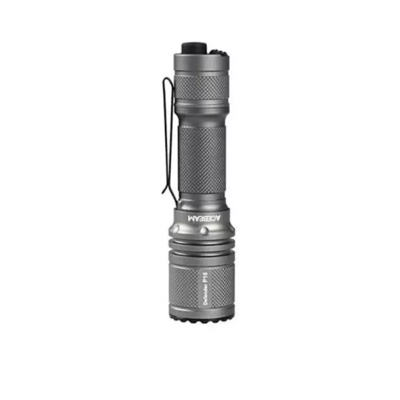 Linterna LED recargable AceBeam P16 1000 lúmenes gris