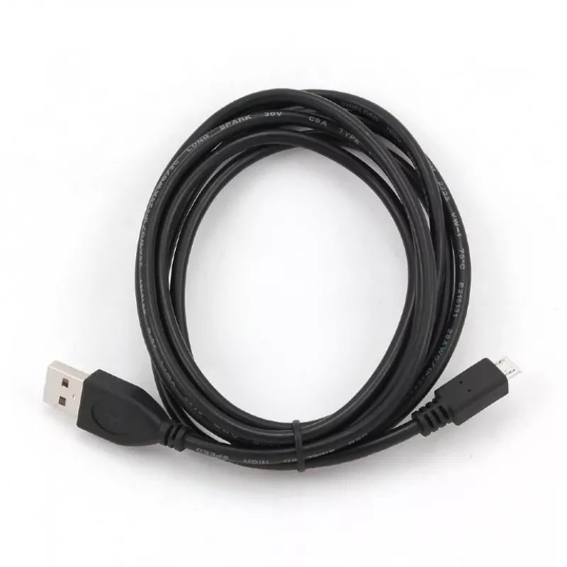 Cable USB Gembird CCP-MUSB2-AMBM-0.1M USB2 a Micro-USB negro