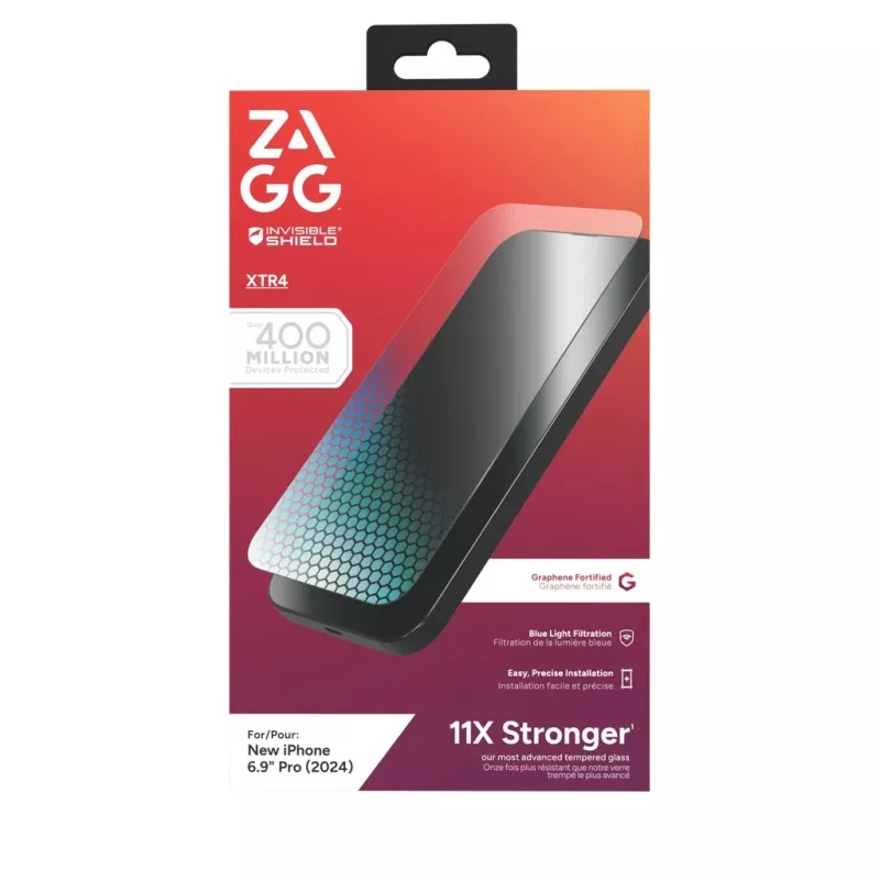 Protector de pantalla InvisibleShield Glass XTR4 para Apple iPhone 16 Pro Max
