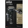 Afeitadora de láminas Braun Series 9 9352cc Sport con recortadora negra gris