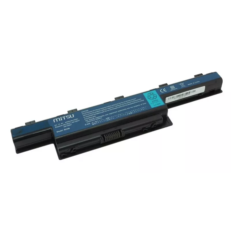 Batería MITSU para Acer Aspire 4551 4741 5741 4400 mAh 10,8–11,1 V