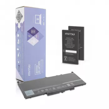 Batería Mitsu para Dell Latitude E7270, E7470, 7200 mAh (55 Wh)
