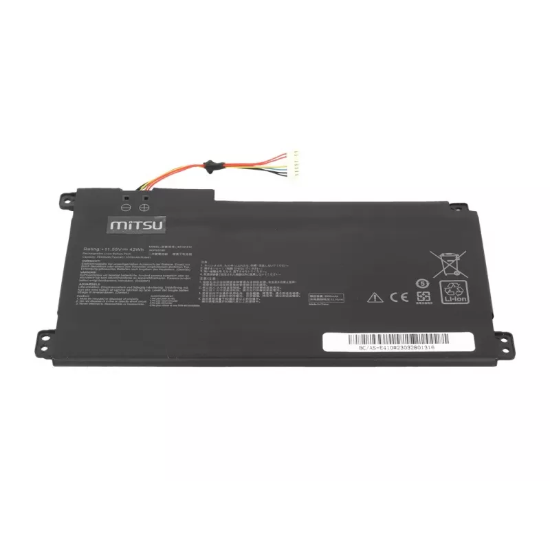 Batería MITSU B31N912 para ASUS E410MA 3550 mAh Li-Ion