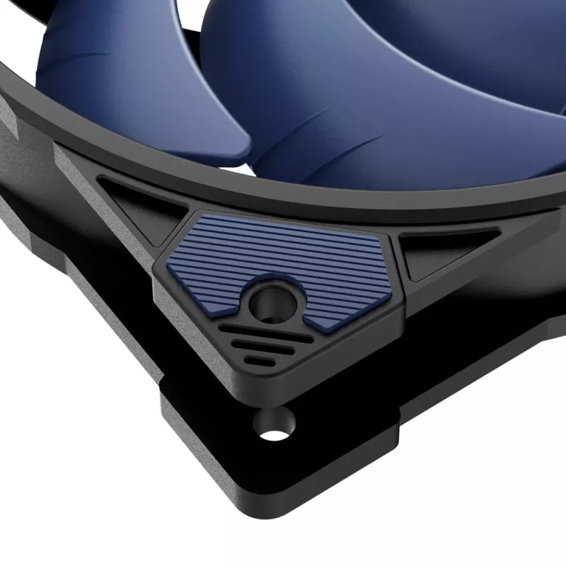Akasa Alucia H4 Plus - Refrigeración por aire - 12 cm - 33,1 dB - 56,3 cfm - Negro - Azul