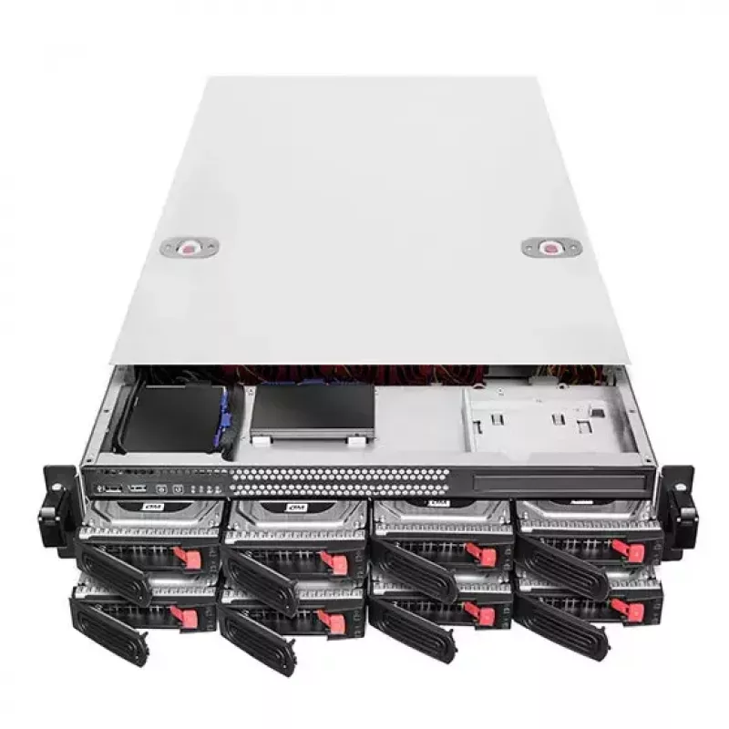 Carcasa HDD Silverstone RM22-308 2,5/3,5 pulgadas 10 unidades Negro Blanco