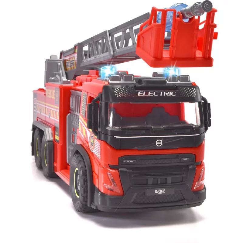 Camión de bomberos de juguete Simba-Dickie Giant Fire Truck 203719031 con piezas móviles