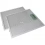 Filtro de grasa metálico Respekta MIZ 1259IXCN — filtro de repuesto para campana extractora, pack de 2