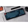 V5 Max, teclado gaming negro/azul-gris, distribución DE, Gateron Jupiter Banana, Hot-Swap, RGB