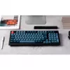 V5 Max, teclado gaming negro/azul-gris, distribución DE, Gateron Jupiter Banana, Hot-Swap, RGB