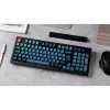 V5 Max, teclado gaming negro/azul-gris, distribución DE, Gateron Jupiter Banana, Hot-Swap, RGB
