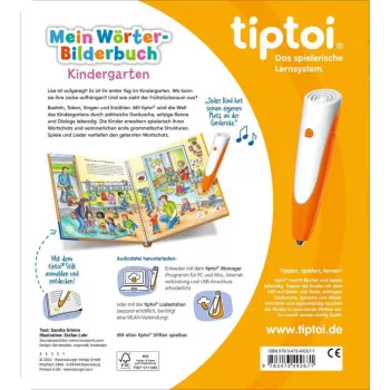 tiptoi Mein Wörter-Bilderbuch: Kindergarten, libro educativo