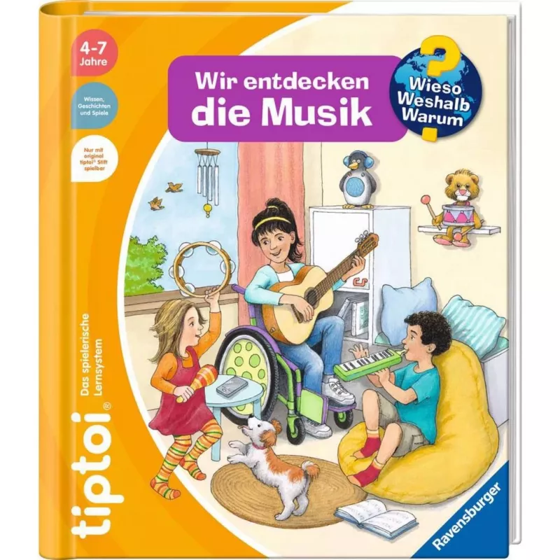 tiptoi Wieso? Weshalb? Warum? Wir entdecken Musik, libro educativo