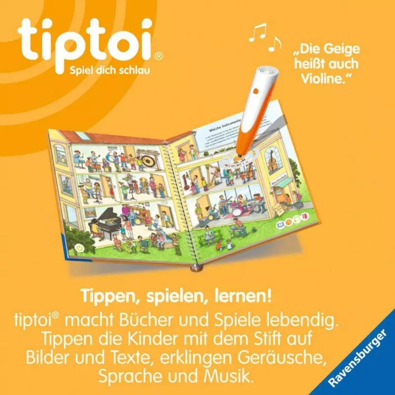 tiptoi Wieso? Weshalb? Warum? Wir entdecken Musik, libro educativo
