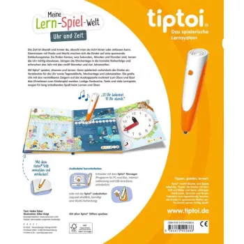 tiptoi Meine Lern-Spiel-Welt: Uhr und Zeit, libro educativo