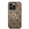 GUESS D?klas Guess GUHCP15L4GMGBR iPhone 15 Pro 6.1 ruda | ruda funda rígida 4G Big Metal Logo