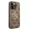 GUESS D?klas Guess GUHCP15L4GMGBR iPhone 15 Pro 6.1 ruda | ruda funda rígida 4G Big Metal Logo