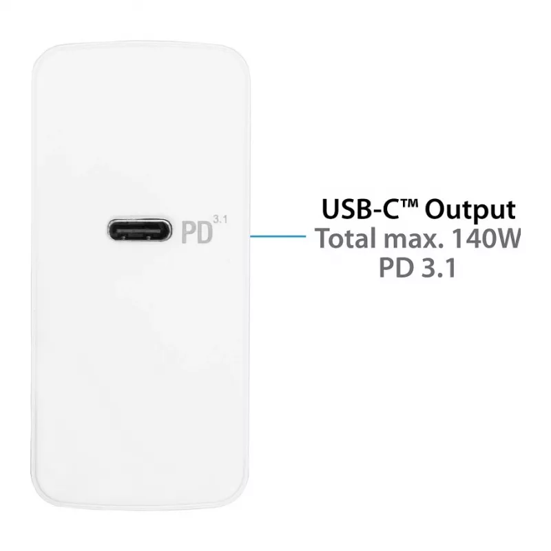 Cargador de dispositivos móviles Alcasa PCA-W005W universal blanco AC carga rápida