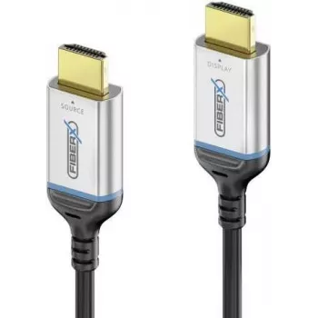 Cable FiberX HDMI 15m FX-I380-015 2.1 48 Gbit/s negro