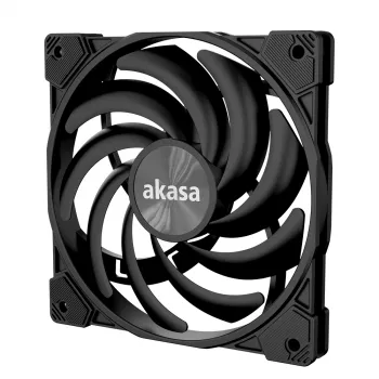 Ventilador delgado Akasa Alucia XS 120 mm - negro