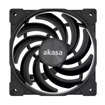 Ventilador delgado Akasa Alucia XS 120 mm - negro