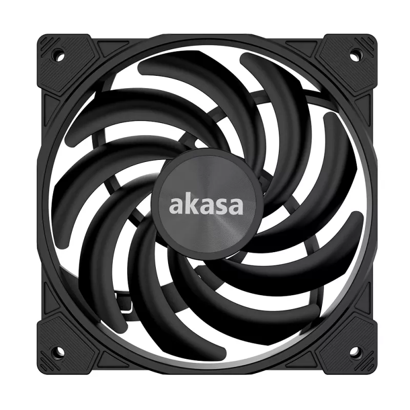 Ventilador delgado Akasa Alucia XS 120 mm - negro