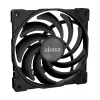 Ventilador delgado Akasa Alucia XS 120 mm - negro