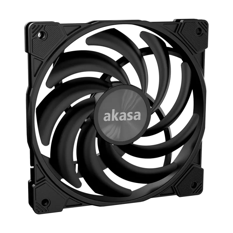 Ventilador delgado Akasa Alucia XS 120 mm - negro