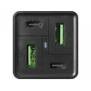 SANDBERG fuente de alimentación - 65 W - 3,25 A - PD, QC - 4 puertos de salida (2 x USB, 2 x USB-C)