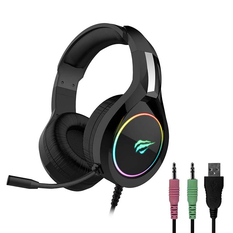 Auriculares gaming Havit GAMENOTE H2232D RGB USB+3.5mm